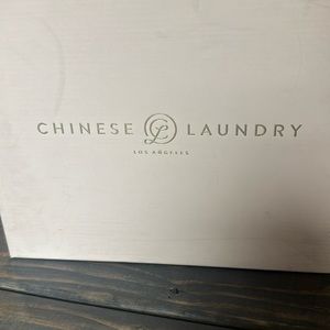 Chinese Laundry wedge blue